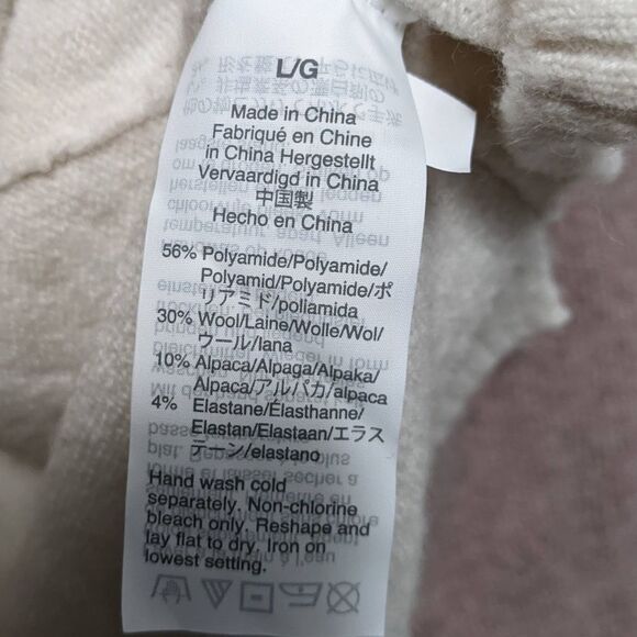 MADEWELL Colorblock Allister Pullover Sweater in Coziest Yarn L - Picture 8 of 10